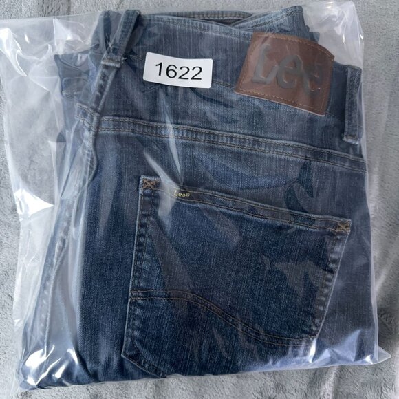 Lee Jeans Straight Leg Extreme Motion Slim Fit Denim Men's Blue Size 31X32 - Picture 11 of 11